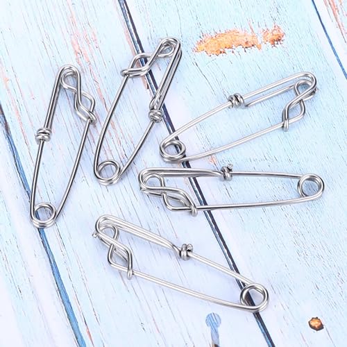 15pcs Longline Fishing Snap Clips, Stainless Steel Tuna Clips with Snap Swivel Longline Branch Hangers Fishing Accessories for Saltwater, Shark, Tuna Fishing