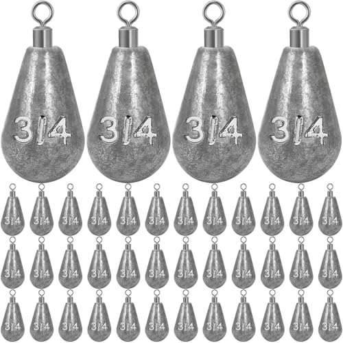 Landhoow Bell Sinkers Weights Casting Swivel Bell Sinkers Fishing Weights Rig for Ocean Saltwater Freshwater Surf Bass Fishing Casting Gear Tackle - size: 3/4oz