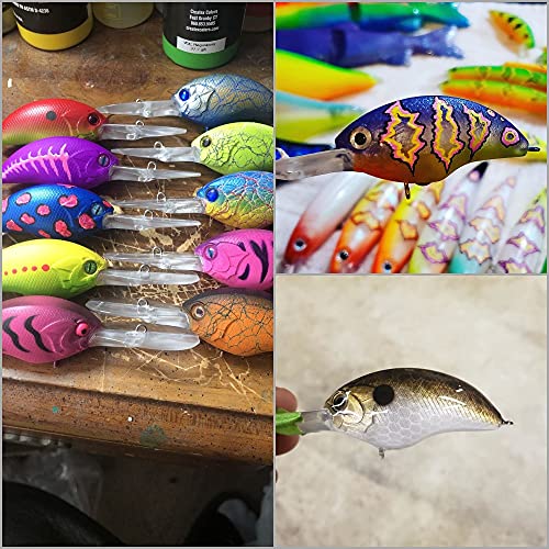 Blank Unpainted Minnow Crankbait Topwater Lipless Jerkbait Fishing Lures - color: UPC733