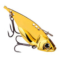 5 Pack Metal Blade Baits for Bass Fishing Lures Hard Metal VIB Fishing Spoons Crankbaits Swimbaits for Trout Walleye Crappie Saltwater Blade Bait Fishing - color: Gold Blade Baits_5pcs/box