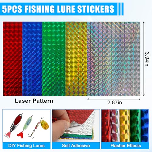 Unpainted Fishing Lures DIY Minnow Kit - 280/363pcs Blank Hard Crankbait Set Pliers Scissors,Treble Hooks,Split Rings,Stickers,3D Eyes for Making Lures DIY Fishing Tackle Kit - color: 363pcs kit