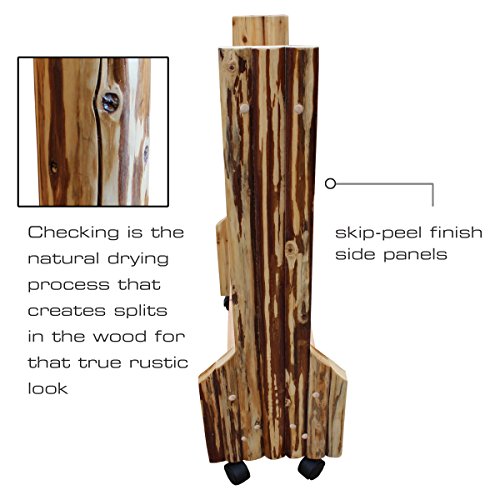 Rush Creek Creations | Double-Sided Fishing Rod Holder for 16 Saltwater/Freshwater Fishing Rods, Fishing Pole Holder for Garage Organization and Room Storage, for Fishing Gear and Fishing Accessories