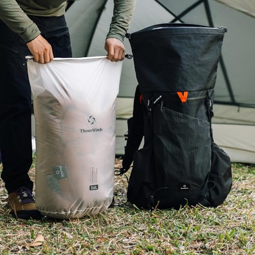 Thous Winds Waterproof Dry Bag, Lightweight Dry Sack for Hiking, Camping, Boating, Backpacking, Kayaking, 36L - color: COCO White, size: 36L