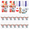 Wonderjune 24 Sets Fishing Party Favors Candy Little Tackle Boxes with Red White Floater Thank You Cards for Making My Reel Fun Fishing Theme Party Decorations