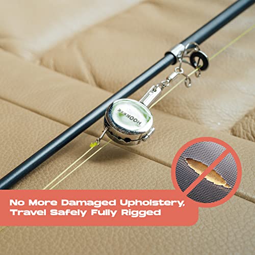 HOOK-EZE Fishing Knot Tying Tool | Protect from Fish Hooks | Tie Fishing Knots Easily | Cool Gadgets for Fishermen | Ice Fly Fishing | Fishing Accessories for Beginner Anglers | Nail Knot Tool - color: Metal, style: Nail Knot