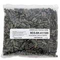 HI-SEAS Mini Double Barrel Copper Sleeves, 1.9 mm ID, 3.2 mm OD, 12.1 mm Length, Black, 1000 pc - style: 1.9 Mm Id/1000 Pc