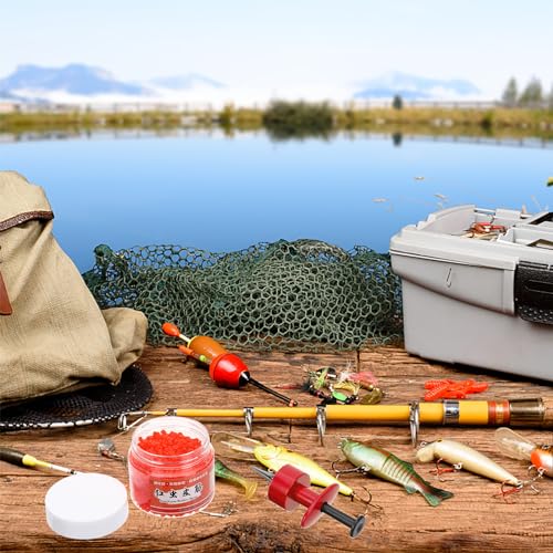 2Pcs Bait Clips Fishing Lures Baits Clip Portable Bloodworm Clips Fishing Bait Rubber Bands Fishing Tackle Accessories