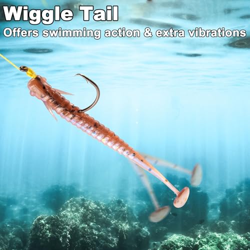 Dr.Fish 10 Pack Paddle Tail Swimbait 3'' Soft Plastic Fishing Lure Bass Fishing Freshwater Minnow Shad Bait Crappie Panfish Blugill - color: Black-gold_3''