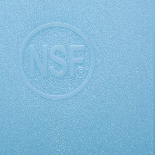18 x 12 Large Blue Plastic Cutting Board for Fish, Seafood, Shellfish - 1/2 Inch Thick HDPP, NSF and Commercial Grade - color: Blue