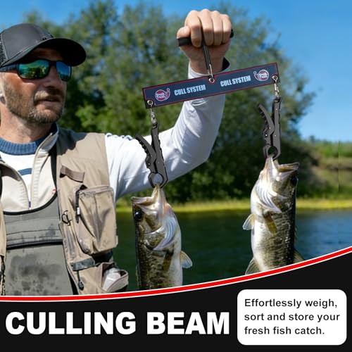 SNAIL TRAIL 4.6'' Fish Gripper, Fishing Scale Hook Non-Puncture Replacement Clamp - Lip Grabber for Cull Tag. Tournament Bass Culling Beam Clip, Black (4 Pack) - color: Black