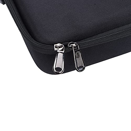 Fishing Rod Case EVA Hard Shell Shockproof Durable Large Capacity Storage Bag Organizer for Fishing Rods and Tackle Gear Black 54cm