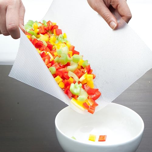 Mind Reader E-Z Board Disposable Plastic Cutting Board, Flexible, 20 sf, Camping, 13.78"L x 3.35"W x 3.74"H, 2 Pack, Clear - style: 2 Pack