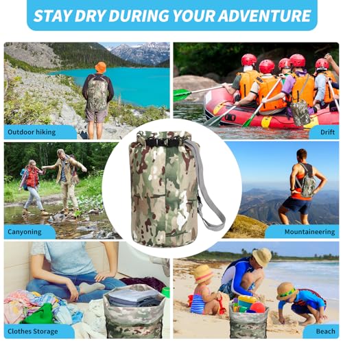 Dry Bags Waterproof Dry Sacks Small Lightweight Dry Bag with Strap for Paddle Board Kayaking Fishing Camping Hiking (3L) - size: 3L