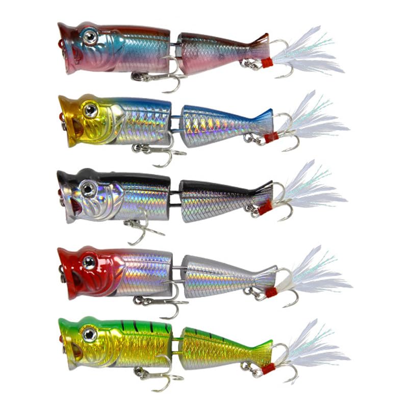 Fishing Lures Two Jointed Fish Fishing Kits Slow Sinking Lifelike Swimbait Freshwater and Saltwater Crankbaits for Bass Trout Bass Lures