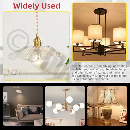 Hilitchi 140PCS M10 Lamp Pipe Nipple Hollow Lamps Repair Part Hardware Hollow Lamp Rod Assortment Kit Includes Flat Washer Teeth Washer Hex Nuts for Light Fittings Outdoor Lamps