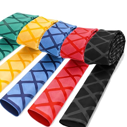 WFLNHB X-Tube Heat Shrink Wrap Tubing for Fishing Rod Grips with Non Slip and Insulation 39"&64" Lengths Durable Repair - 5 Color 14 Sizes - color: Blue, size: Length:39'' Diamter:35mm