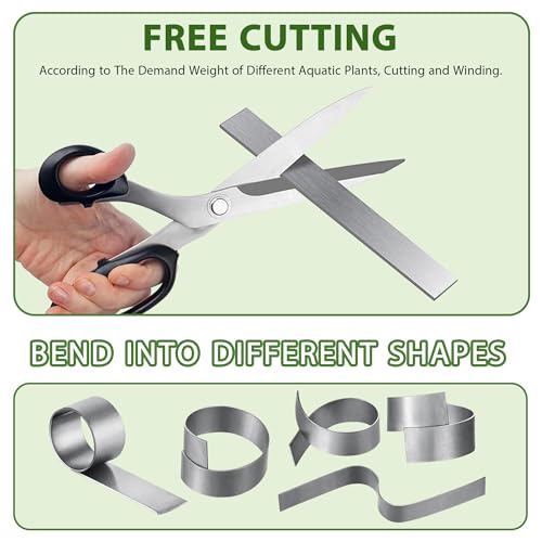 22Pcs Aquarium Plant Weights for Fish Tank - Aquarium Plant Anchors Live Plants Fixed Ring Base, Weighted Blocks to Hold Aquatic Live Plants Underwater - size: 22PCS