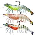 TRUSCEND Duramax Pre-Rigged Fishing Lures with BKK Jig Hooks, Easy Catch 10X Tear-Resistant TPE Soft Swimbaits for Bass Trout Crappie Walleye Redfish Grouper, Fishing Bait for Saltwater and Freshwater - color: A2-3"-0.3oz