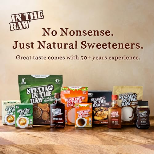 MONK FRUIT IN THE RAW, Natural Monk Fruit Sweetener w/Erythritol, Sugar-Free, Keto, Gluten Free, Zero Calorie, Low Carb, Vegan Sugar Substitute, 40 Count Packets (Pack of 2) - size: 40 Count (Pack of 2)