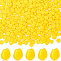 Syosisny 500pcs Floating Fishing Lures - Soft TPR Artificial Baits with Real Corn Scent, Yellow Elastic Fake Corn Baits for Carp, Catfish, and Versatile Freshwater & Saltwater Fishing