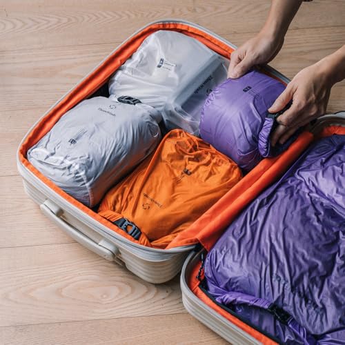 Thous Winds Dry Bag Waterproof, 24L Roll Top Lightweight Dry Sack for Kayaking, Boating, Swimming, Camping, Beach, Travel - color: Lilac, size: 24L