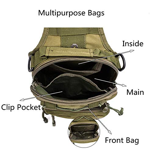 Tactical Backpack Outdoor Shoulder Bag Satchel Sling Chest Packs Daypacks