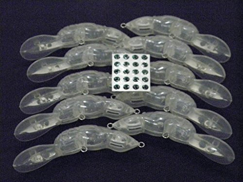 Blank Unpainted Minnow Crankbait Topwater Lipless Jerkbait Fishing Lures - color: UPC41