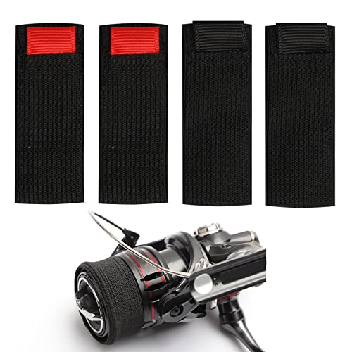 Dovesun Fishing Spool Belt Fishing Reel Protection Spinning Reels Fishing Reel Accessories 4pcs - color: Spinning Reel-Small-4pcs