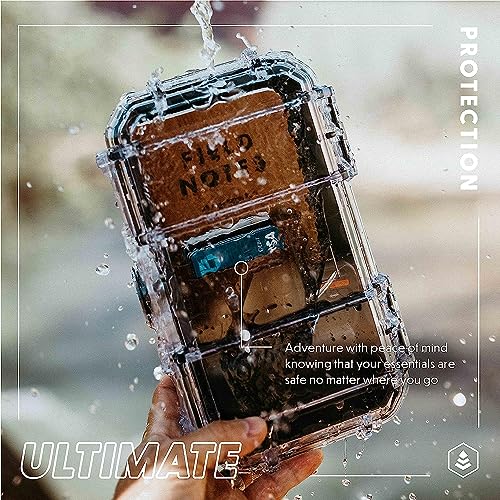 Evergreen 56 Dry Box - EDC Tough Protective Case USA Made for Organization of Cameras, Phones, Camping, Fishing, Hiking, Water Sports (Orange, TOPO) - color: Orange, TOPO