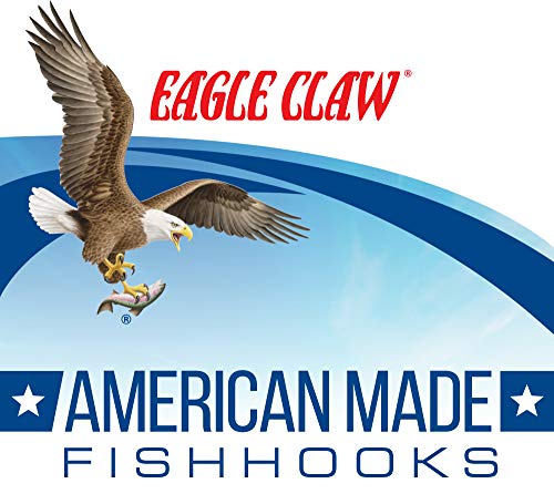 EAGLE CLAW CRAPPIE TACKLE KIT, 53 PIECES, CONTAINS ASSORTMENT OF HOOKS, SINKERS, AND TACKLE FOR FRESHWATER CRAPPIE AND OTHER PANFISH FISHING