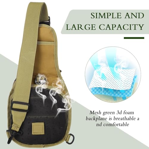 Sosation 134 Pcs Fishing Tool Fishing Tackle Box Kit and Equipment for Adults Beginner Gift, Hook Remover, Pliers Kit, Backpack Tackle Container Lures, Lip Gripper, Weigh Scale - color: Khaki