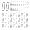 Quacc 50 PCS Fishing Power Speed Clips, Strong Stainless Steel Lure Quick Snaps Connector Tackle for Fishing Lure Crankbait Popper Corks Rigs Quick Change Freshwater Saltwater