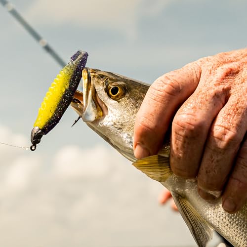 6th Sense – Party Paddle 4.3" – Saltwater Swimbait – Inshore Fishing – Redfish/Trout/Snook – Paddle Tail Soft Plastic - color: Coral Copper