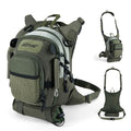 Goture Fly Fishing Chest Pack, Lightweight Chest Pack Tackle Storage Bag, Fly Fishing Bag with Adjustable Padded Neck Strap and Waist Strap, Hard Shell Front Pocket, Water Bottle Pouch, Gifts for Men - color: B:Green