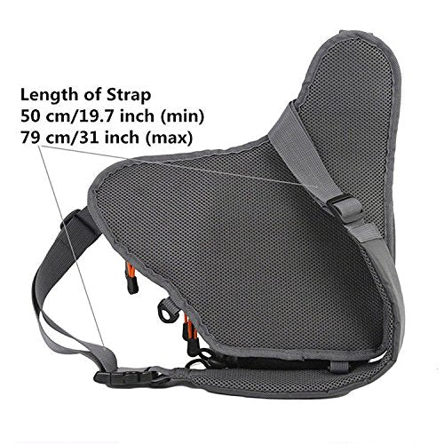 M MAXIMUMCATCH Maxcatch V-Cross Shoulder Bag Multifunction Fishing Sling Pack