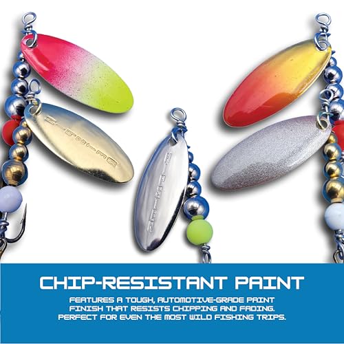 Hipster Pro Pack Rooster Tail Fishing Lures - Proven Inline Spinner Baits, Premium Trout Spinners for Trout and Salmon River Fishing, 100% USA Made by Hofmann's Lures - color: Classic Series