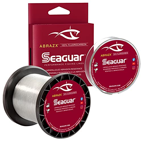 Seaguar AbrazX Freshwater Abrasion Resistant Fluorocarbon Fishing Line for Docks, Rocks, Weeds, & Logs - Multiple Sizes - style: 10lbs/1000yds