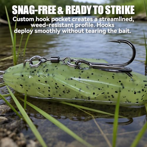 Soft Glide Bait for Bass Fishing, Pre-Rigged Swimbait Fishing Lures for Freshwater, Bait-Sized Jointless Soft Bait Slow Sinking Silicone Swim Bait, Big Bass Lures & Musky Lures(3-Pack) - size: 170mm
