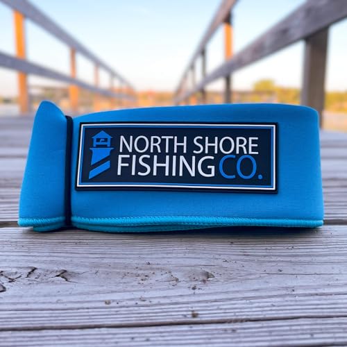 Premium Neoprene Fishing Rod Sleeve – Floating, Puncture Resistant, Labeled Protective Sock for Casting, Spinning, Trolling Fishing Rods - color: Blue, size: 68", style: Casting/Trolling