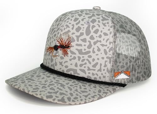 Paramount Outdoors Fly Fishing Hat Series Comfort Snap Snapback Cap for Men - color: Royal Wulff