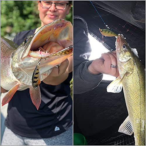 Blank Unpainted Minnow Crankbait Topwater Lipless Jerkbait Fishing Lures - color: UPL540