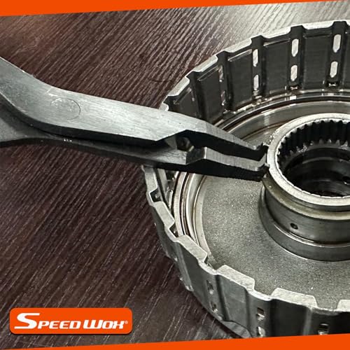 SPEEDWOX 9 inch Angle Tip Lock Ring Pliers with Hole Special Circlip Plier Angle Tip Retaining Ring Pliers Snap Ring Pliers Ring Removal Tool C-clip for Removing Installing Gearshift Locking Rings - style: 9 inch with Hole