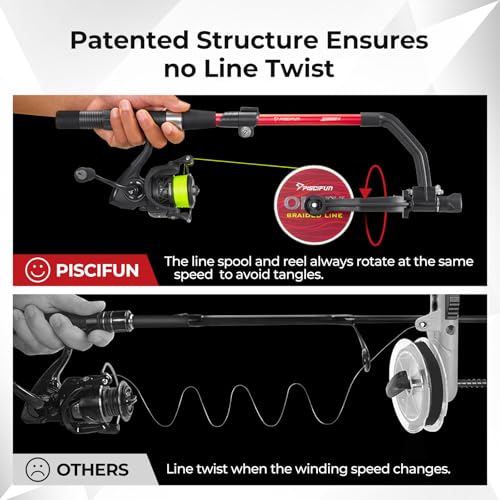 Piscifun Speed X Fishing Line Spool with Unwinding Function and Onyx Braided Fishing Line Advanced Superline Braid Lines