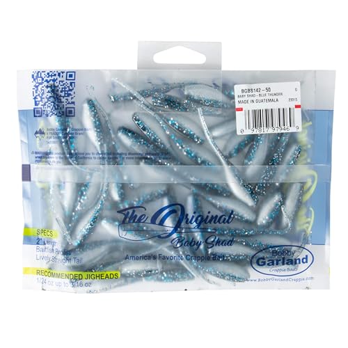 Bobby Garland Baby Shad 50-Count Bulk Pack - color: Blue Thunder