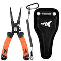KastKing Speed Demon Pro Fishing Pliers, 420 Stainless Steel, Fishing Tools, Saltwater Resistant Fishing Gear, Tungsten Carbide Cutters, Corrosion Resistant Coating, SuperPolymer Grip Handles - color: C: 7.5'' Straight Nose