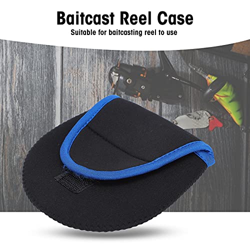 Honio Fly Fishing Reel Cover, Neoprene Reel Case with Zipper Closure and Shoulder Strap