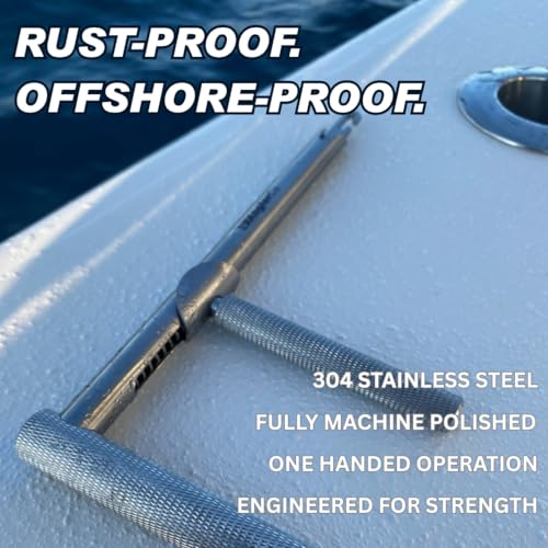 Classic Dehooker, 8.5" Stainless Steel Fish Hook Remover Tool for Saltwater & Freshwater, Pistol-Grip Fishing Hook Extractor, Durable Hook Out Device