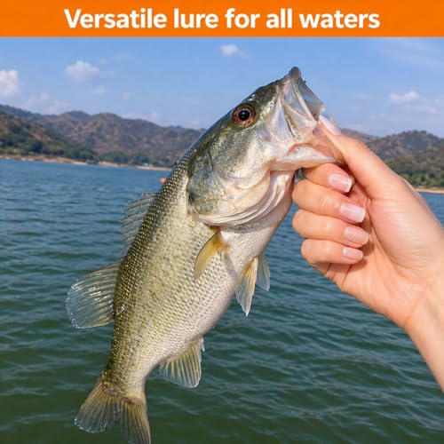 Fake Worms for Fishing – Realistic Soft Plastic Fishing Lures – Artificial Maggots & Waxworms for Panfish, Bluegill Lure Bait