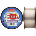 Zebco Outcast Monofilament Fishing Line, Low Memory and Stretch, High Tensile Strength - color: Clear, size: 190-Yard/25-Pound