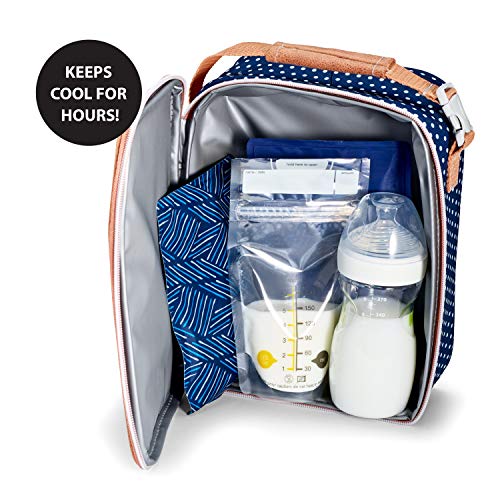 Fit & Fresh Cool Coolers 2 Pack Soft Ice for Lunch Bags, Flexible Stretch Nylon, Durable, Reusable Lunch Box Ice Packs, Soft Ice, Reusable Freezer Packs, Lunch Ice, Easy to Clean, Navy Sketch - color: Sketch Weave (2 Pack), size: Standard